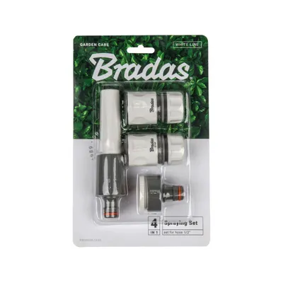 Zdjęcie produktu dla Dysza z końcówkami 4-częściowa 1/2'' BRADA