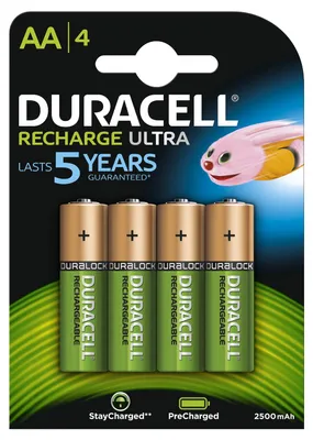 Obrázok produktu pre Dobíjacia batéria Duracell 4xAA AA