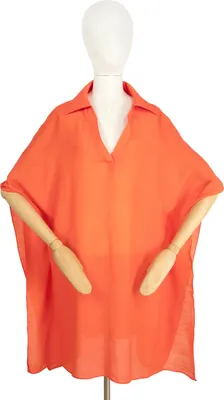 Productafbeelding van Art Of Polo damesponcho Giti, oranje, one size