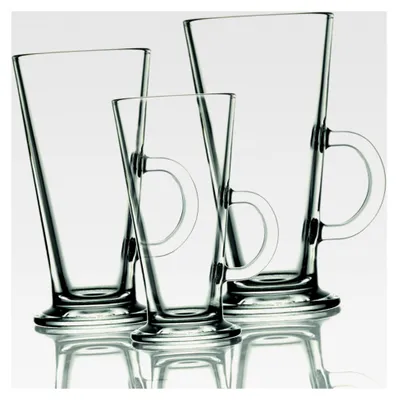 Produktbild von Kaffeeglas mit Henkel, 455 ml, transparent, 6 Stück