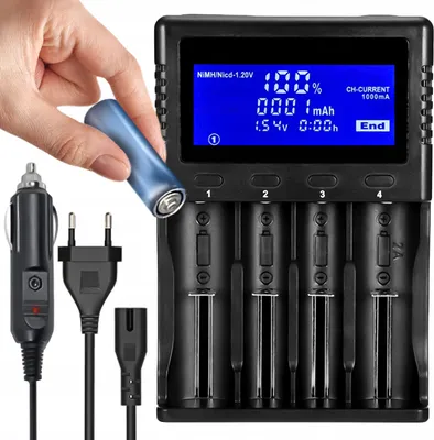 Zdjęcie produktu dla ŁADOWARKA DO AKUMULATORÓW DRIVE Lii-PD4