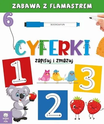 Zdjęcie produktu dla Cyferki. Zapisuj i zmazuj - książka