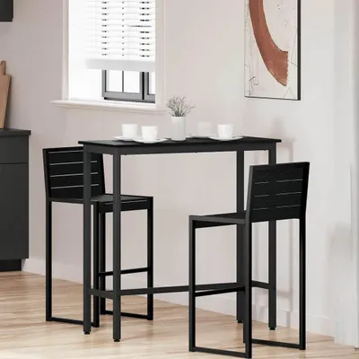 Produktbild von "Schlussverkauf" Tisch 1 PC  - Modernen Stil - Esszimmertisch - Schwarz Eichen-Optik 100x40x100,5 cm  C9702