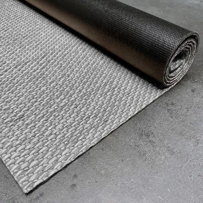 Produktbild von Premium Vinylteppich, rutschfester PVC-Teppich, für Innen- und Außenbereich Grau, 200 x 290 cm