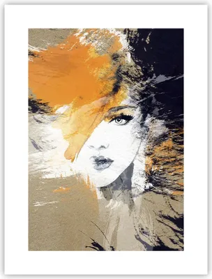 Produktbild von Poster - Poster ohne Rahmen - Abstraktion Frau - 30x40 cm - Wand Bild - Wanddeko - Wandbilder - Kunstposter - Wandposter - Bilder - Kunstdruck - Wanddekoration - Wandbild - P2XPA30x40-3656