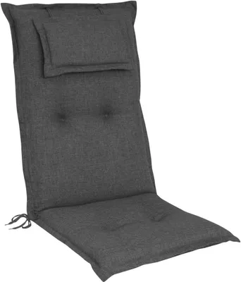 Produktbild von elGiga Hochlehner-Auflage Classic Anthrazit 120 x 50 x 8 cm