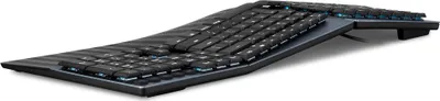 Produktbild von Perixx PERIBOARD-535 DE BL, ergonomische mechanische USB Tastatur (blaue Taster)