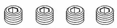 Produktbild von Robitronic 10mm Sechskantschraube (4 Stk)