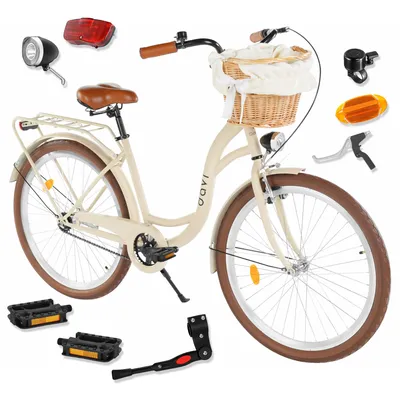 Produktbild von Damenfahrrad Davi Lila 26", 1 Gang, 155-180 cm, Kaffeebraun