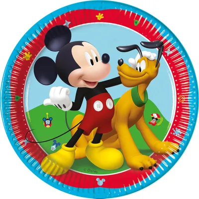 Obrázek produktu pro Talíře Mickey Mouse 20 cm, 8 ks.