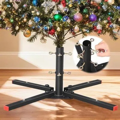Produktbild von Weihnachtsbaumständer klappbar Schwarz 3,8 cm Durchmesser