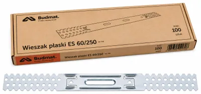 Obrázok produktu pre Záves do podvesených podhľadov Budmat ES 60/250 mm plochý 0,8 mm 100 ks, Obrázok generovaný UI