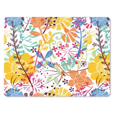 Produktbild von MuchoWow® Mauspad Mousepad Blumen - Pflanzen - Regenbogen - Muster 40x30 cm - Mousepads - Maus Mat - Pad - Mausunterlage - Anti Rutsch