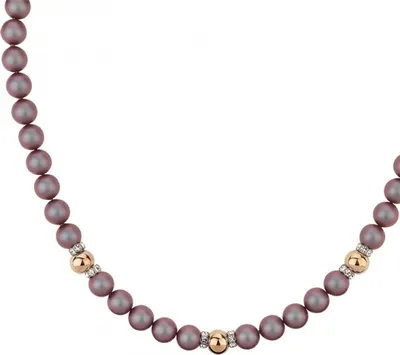 Produktbild von CEM ST9-049C 4-202732-001 Damen Halskette Collier mit Swarovski-Perlen 42+3cm