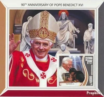 Produktbild von Briefmarken Sierra Leone 2017 Mi Block 1290 (kompl. Ausg.) postfrisch Papst Benedikt XVI
