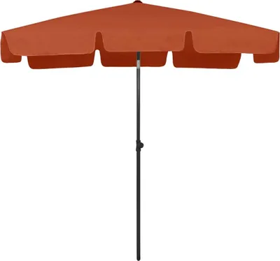 Obrázok produktu pre vidaXL Plážový slnečník terakota červená 200x125 cm