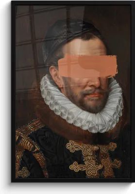 Produktbild von MuchoWow® MuchoWow® Gerahmtes Poster Wilhelm von Oranien - Adriaen Thomasz - Gemälde 60x90 cm - Poster mit zchwarzem Bilderrahmen - Kunst