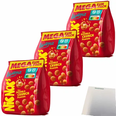 Produktbild von Lorenz Nic Nacs Original 3er Pack (3x600g Packung) + usy Block