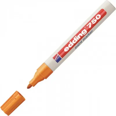 Obrázek produktu pro Popisovač lakový EDDING 750 oranžový 2-4mm