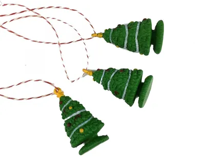 Produktbild von 3 Stück Weihnachtsbaumanhänger Baumschmuck Anhänger Xmas Weihnachtsbaum Baum