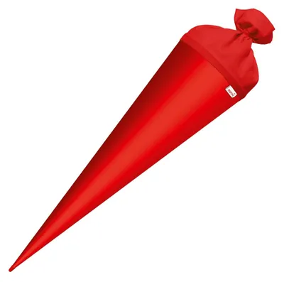 Produktbild von ROTH Bastelschultüte mit Verschluss 700 mm rot