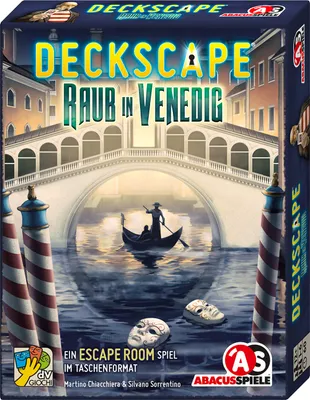 Produktbild von Deckscape Raub in Venedig Rätsel-Kartenspiel 1-6 Spieler