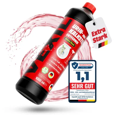 Produktbild von VEXIL® Urinsteinentferner EXTRA STARK - 1000 ml - entfernt mühelos hartnäckigen Urin- & Kalkstein - Profi WC-Reiniger - Germany