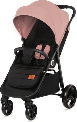 Produktbild von Kinderkraft GRANDE PLUS - Kinderwagen - von Geburt bis 22 kg - CLICK & FOLD-System - stoßdämpfende Räder - verstellbare Rückenlehne - Rosa