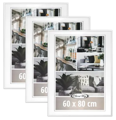 Produktbild von Posterrahmen 60 x 80 cm weiss, 3er Set