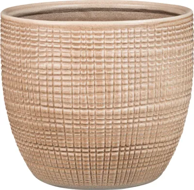 Produktbild von Scheurich Corteza, Blumentopf aus Keramik,  Farbe: Canela, 18,8 cm Durchmesser, 16,9 cm hoch, 3,4 l Vol.