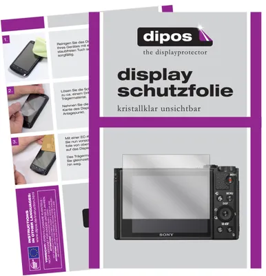 Produktbild von 6x Schutzfolie für Sony DSC-HX99 klar Displayschutzfolie Folie Display Schutz