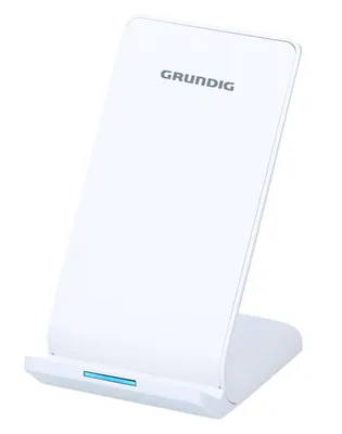 Immagine prodotto di Grundig Caricabatterie wireless per cellulari - Caricabatterie per smartphone - Design sottile - Bianco