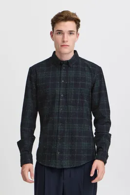 Produktbild von CASUAL FRIDAY CFAnton Herren Hemd Langarmhemd Freizeithemd mit Knopfleiste Hemdkragen 100% Baumwolle Regular fit