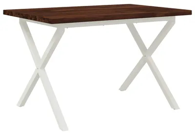 Obrázok produktu pre Štvorcový jedálenský stôl, rozmer 120 x 80 x 75 cm, vyrobený z masívneho akáciového dreva