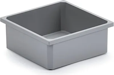 Image de Naber, Boîte de rangement grande, gris foncé (2,7 litres) - Poubelle