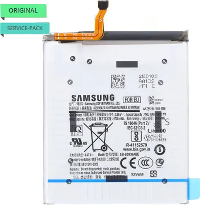 Produktbild von Original Akku Batterie Battery 4900mAh EB-BS936ABY  Für Samsung Galaxy S25 Plus SM-S936B, SM-S936B/DS, SM-S936U & Werkzeug