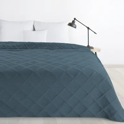 Produktbild von Design91 Tagesdecke Allzweckdecke Steppdecke Überwurf Bettdecke Bettüberwurf ALARA5 türkis 170x210 cm cm türkis
