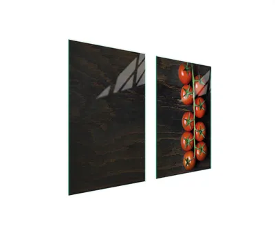 Produktbild von Glasschutzplatte Für Herd 75X52 Tomaten