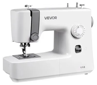 Productafbeelding van Elektrische Naaimachine 18 Steken - 700 Steken Per Minuut - Met Pedaal En Ledlamp - Metalen Frame - Voor Beginners En Reparaties