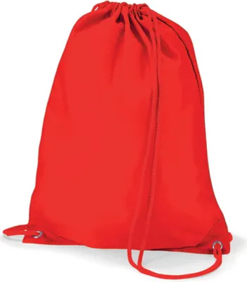 Image de Quadra QD17 | Gymsac - Couleur : Rouge vif - Taille : 31 x 40 cm