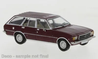 Produktbild von Brekina PCX870400 - 1/87 Opel Rekord D Caravan, dunkelrot, 1972 - Neu