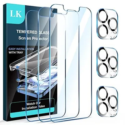 Produktbild von 3x Panzerglas für Apple iPhone 13 Pro Max Kameraschutz