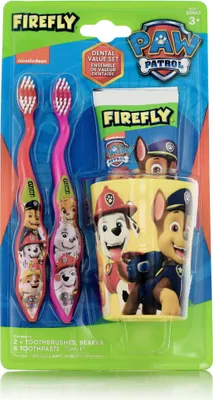 Produktbild von Nickelodeon Firefly Paw Patrol Dental Set Soft 3+ (Red and Pink)