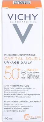 Obrázok produktu pre Vichy Capital Soleil Uv-Age Daily SPF50+ Wasserfluid Antifotoaging 40 ml