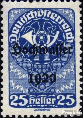 Produktbild von Briefmarken Österreich 1921 Mi 344 gestempelt Hochwasser