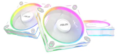 Produktbild von ASUS Prime MR120 Fan ARGB White 3in1 Computergehäuse Ventilator 12 cm Weiß