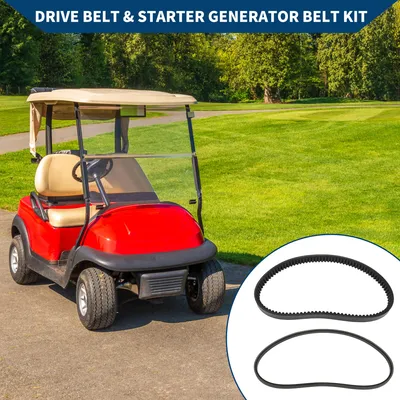 Image de Kit De Courroies De Transmission De Démarrage Et De Générateur Pour Yamaha G2 G8 G9 G11 G14 G16 G22 Drive G29-4 Golf Cart