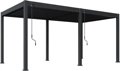 Produktbild von Bioklimatische Pergola INTRO NEO 5,3x3 m, Aluminium und Stahl - freistehend