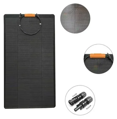 Obrázok produktu pre Flexibilný solárny panel, 150 W, 117 x 68 cm, monokryštalický, materiál ETFE