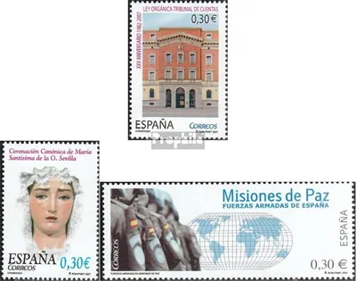 Produktbild von Briefmarken Spanien 2007 Mi 4225,4235,4238 (kompl.Ausg.) postfrisch Rechnungshofgesetz